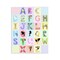 Stupell Industries Animal Alphabet in Pastels Wall Plaque, design by Carla Daly